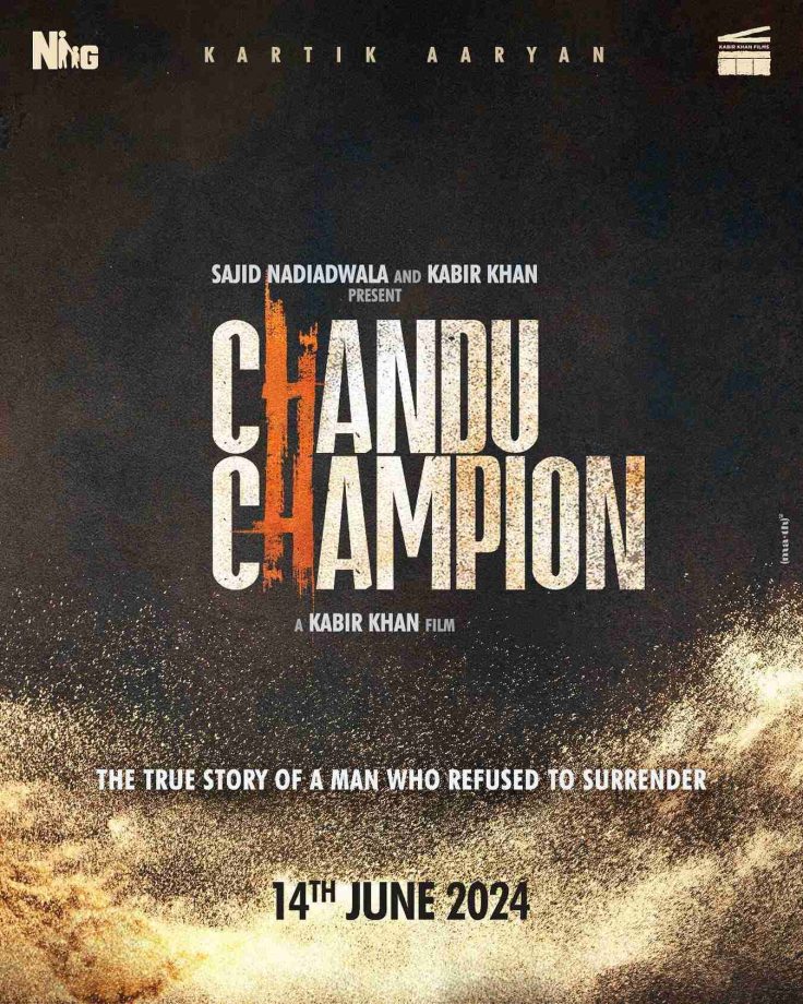 ANNOUNCEMENT! Sajid Nadiadwala's upcoming Kabir Khan directorial and Kartik Aaryan starrer to be titled 'Chandu Champion' to release in June on Eid 2024 823572