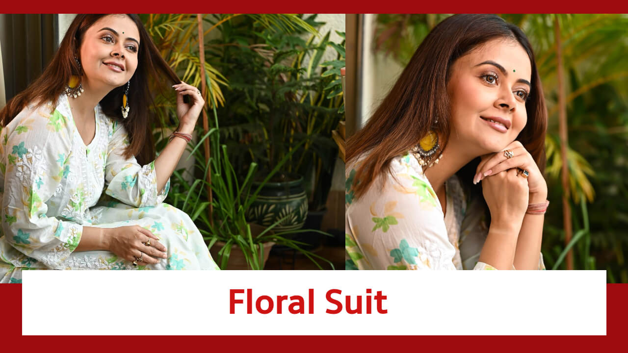 Devoleena Bhattacharjee Gives Her Trademark Smile In Floral Salwar Suit; Check Here 837118