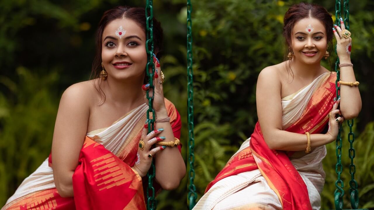 Devoleena Bhattacharjee Soaring Hotness As She Ditched Blouse In Bengali Traditional Look, Check Now 831699