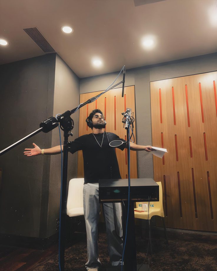 Excel Entertainment's much-awaited Fukrey 3's dubbing begins; the lead actor Pulkit Samrat shares BTS picture from the dubbing studio 831352