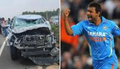 Former Indian fast bowler Praveen Kumar and his son make a narrow escape from car crash 824062