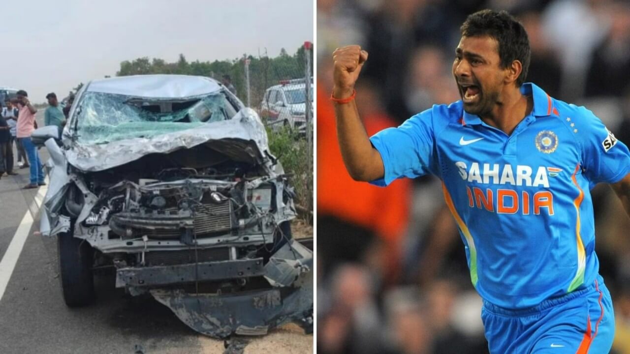 Former Indian fast bowler Praveen Kumar and his son make a narrow escape from car crash 824062