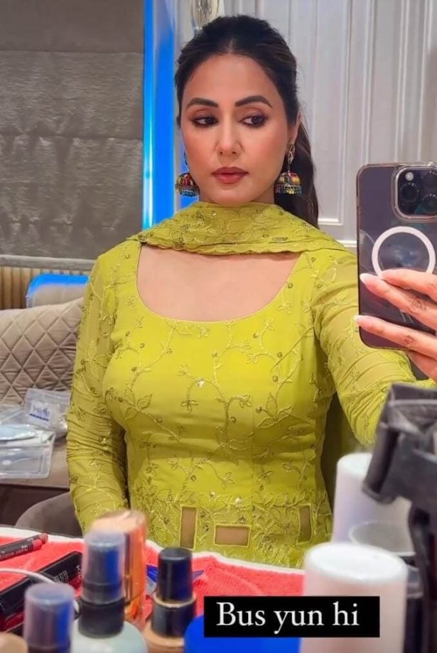 Hina Khan Is In Love With Her Green Avatar; Check Here 837262