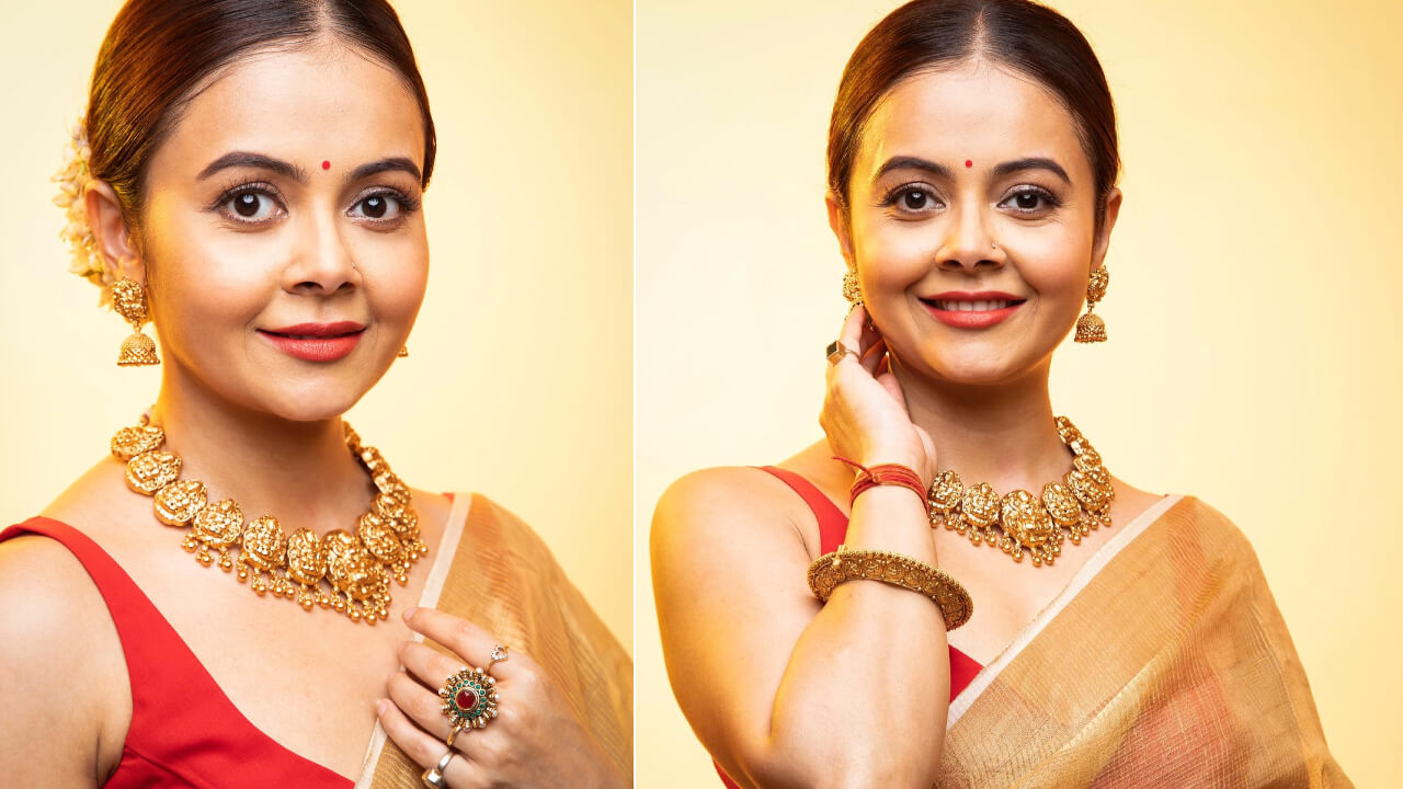 In Pics: Devoleena Bhattacharjee’s saree saga is quintessentially stunning 838574