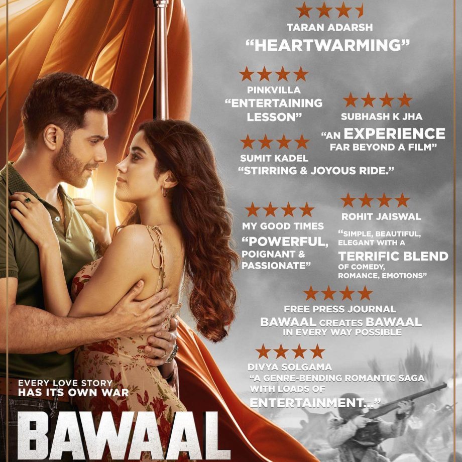 'Itna Pyar', Janhvi Kapoor Pens A Heartfelt Note For 'Bawaal' Reviews 836958