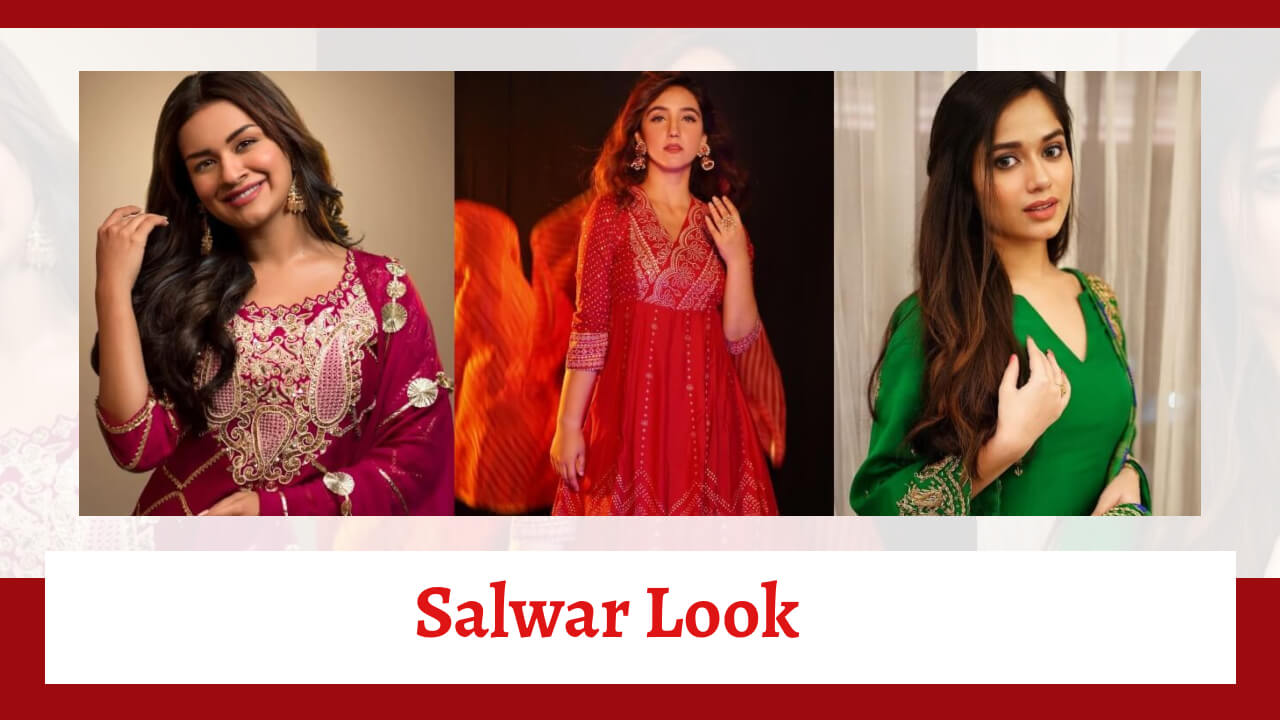 Jannat Zubair, Avneet Kaur And Ashnoor Kaur Look Stylish In Salwar Look 831794