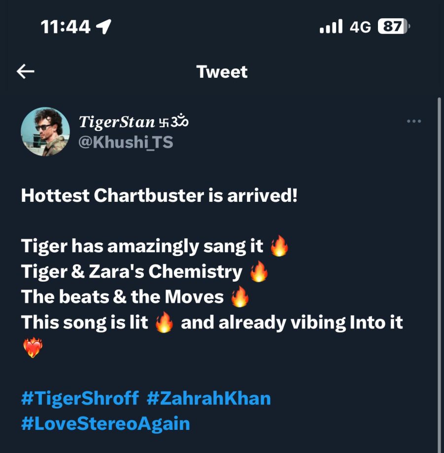 Netizens goes Gaga Over Tiger Shroff's Newly Released Song! Says, 