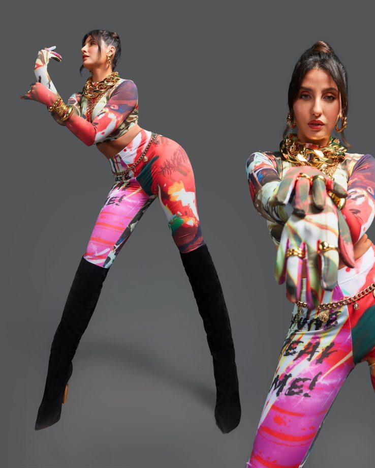 Nora Fatehi’s barbie-esque fashion finesse is all edgy and hot, see pics 835390