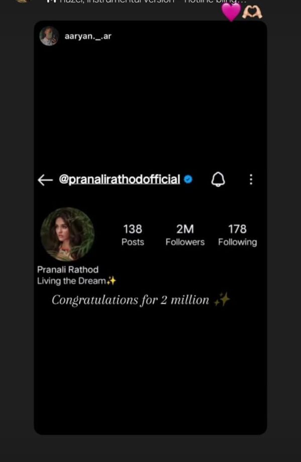 Pranali Rathod Celebrates 2 Million Fandom On Instagram; Check Out 837792