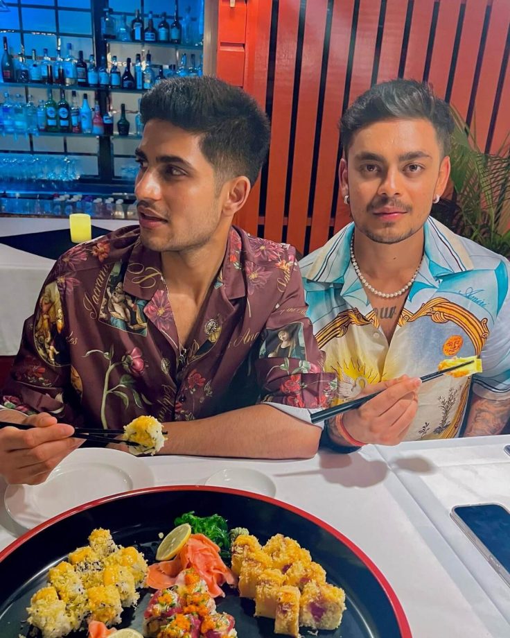 Shubman Gill And Ishan Kishan Become Certified Sushi Lovers; See Vacation Pictures 832172