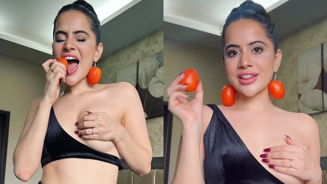 Urfi Javed Hides Modesty With Hand; Styles Herself With Tomatoes 834976