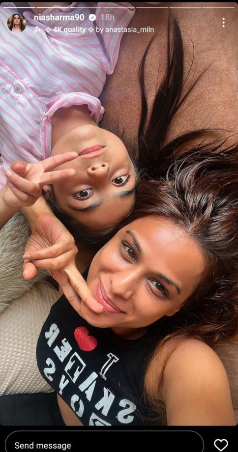 Who Is Nia Sharma's Quirky Pass Time Bestie? 823585