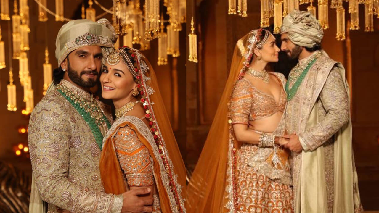 Alia Bhatt-Ranveer Singh Are Modern Day Regal Wedding Goals In Manish Malhotra Bridal Couture 841078