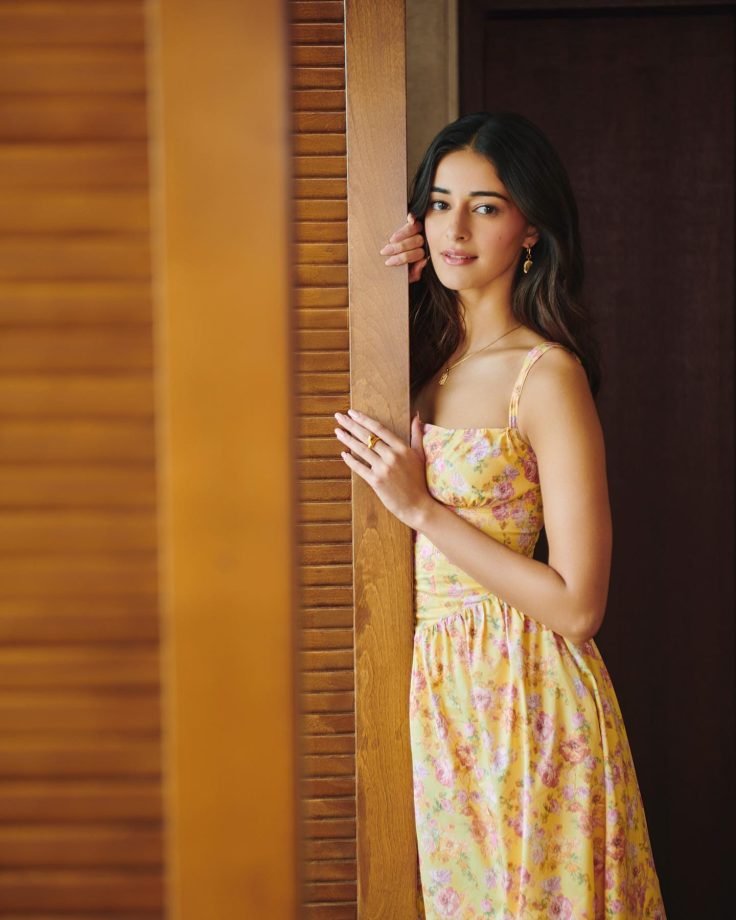 Ananya Panday Looks Gorgeous In Yellow Corset Floral Dress, Suhana Khan Says, 'Dreamy Girl' 845324