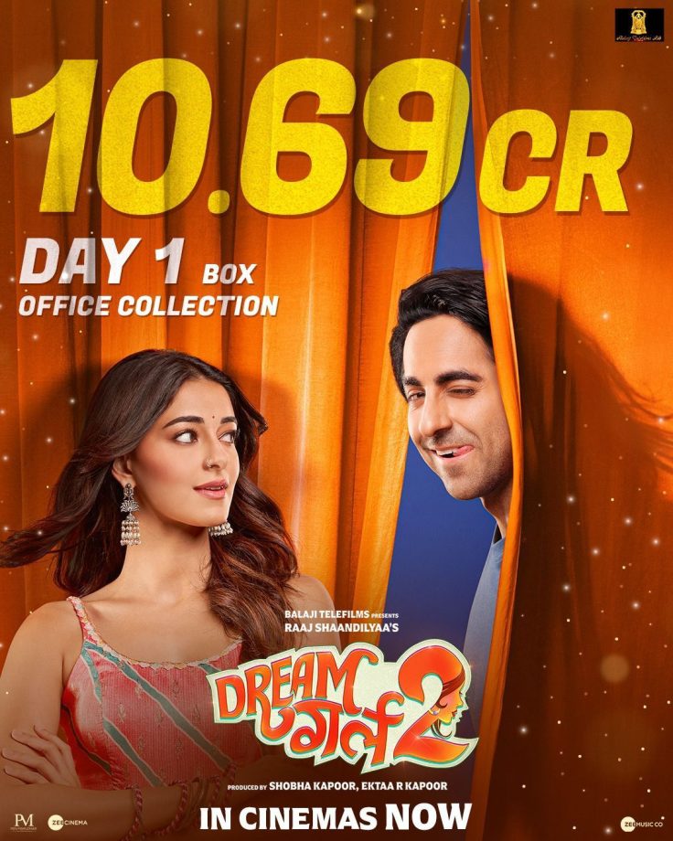 Ektaa R Kapoor gives Ayushmann his biggest opening till date! Dream Girl 2 makes an amazing splash at the box office with 