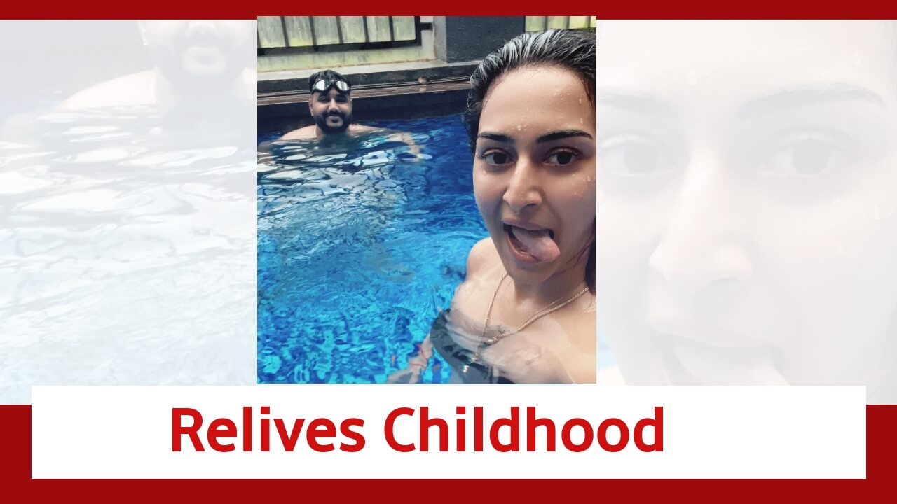Erica Fernandes Relives Childhood With Brother; Plays A Unique Game In Water 844825