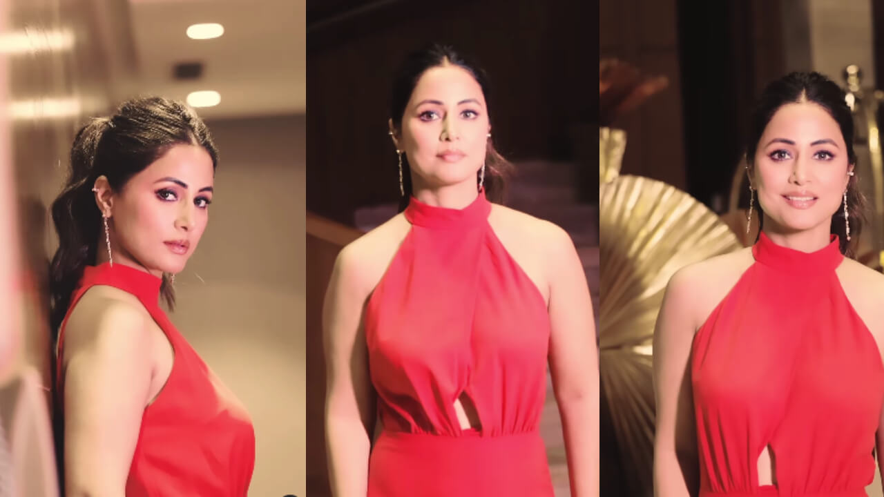 Hina Khan Is All 'Chic' And 'Bold' In Red Pantsuit; See Here 840532