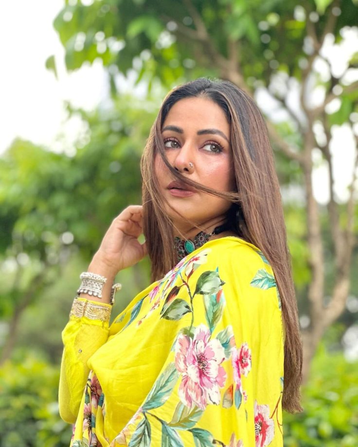 Hina Khan radiates elegance in plunging neckline lime green salwar suit: A fashion masterpiece 846019