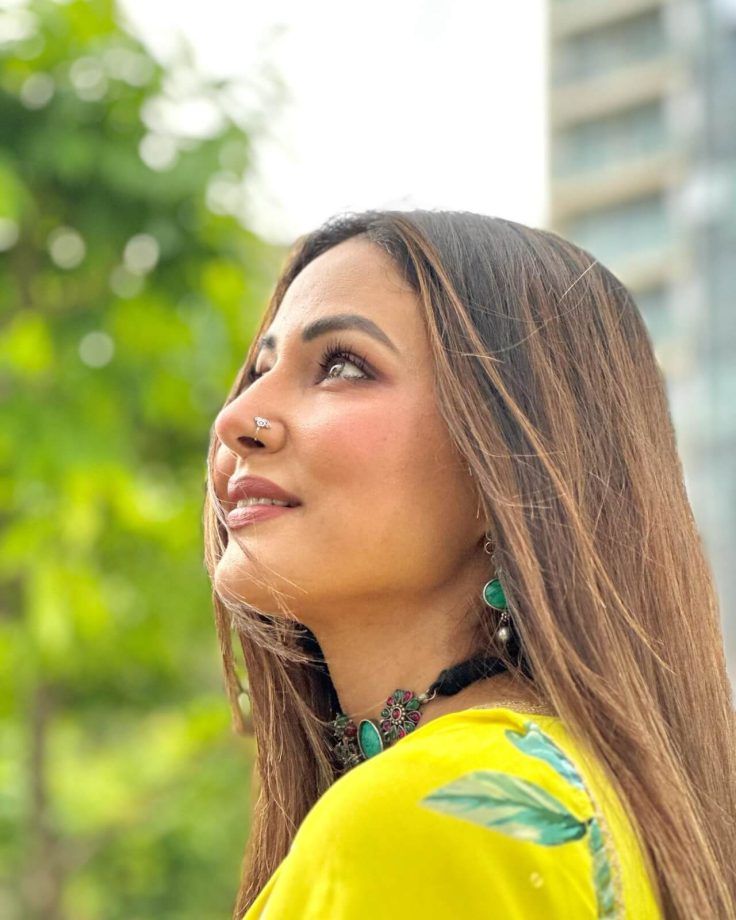 Hina Khan radiates elegance in plunging neckline lime green salwar suit: A fashion masterpiece 846020