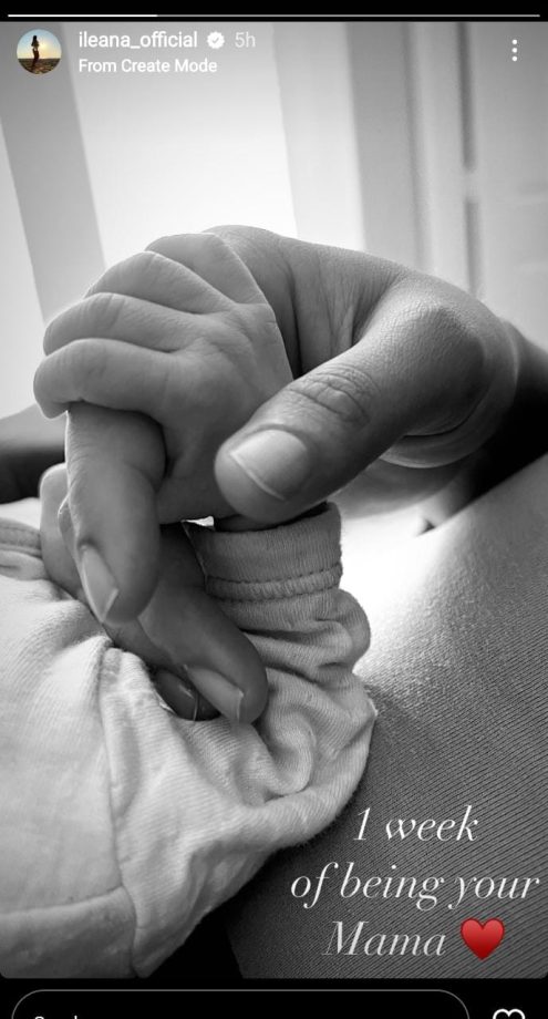 Ileana D'Cruz Embraces 'One Week' Of Motherhood, Shares Adorable Picture 841616