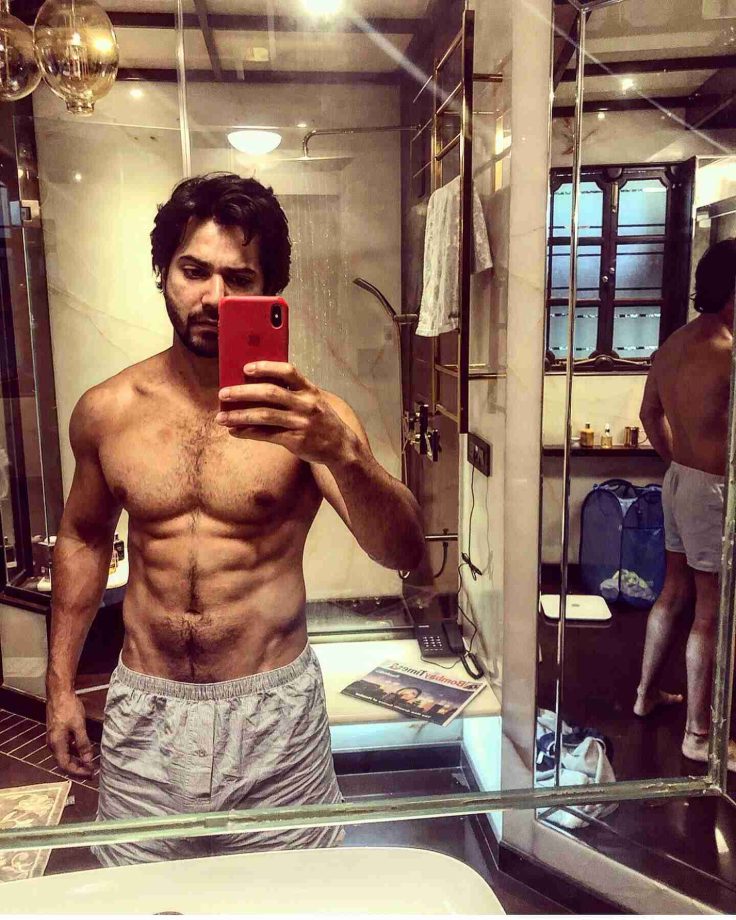 In Pic: Varun Dhawan sets internet ablaze as his chiselled abs 844895