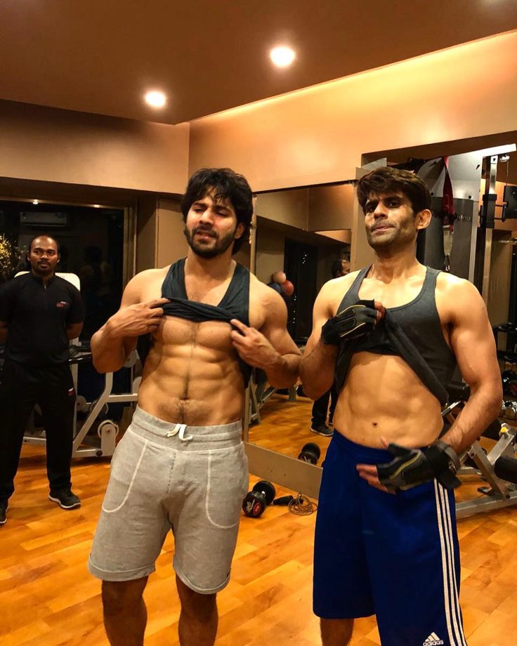 In Pic: Varun Dhawan sets internet ablaze as his chiselled abs 844893