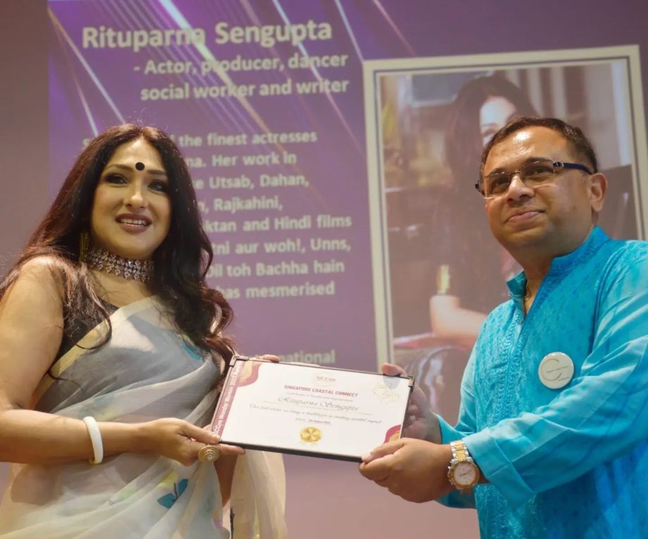In Pics: Rituparna Sengupta graced with honours at Singapore Coastal Connect event 841907