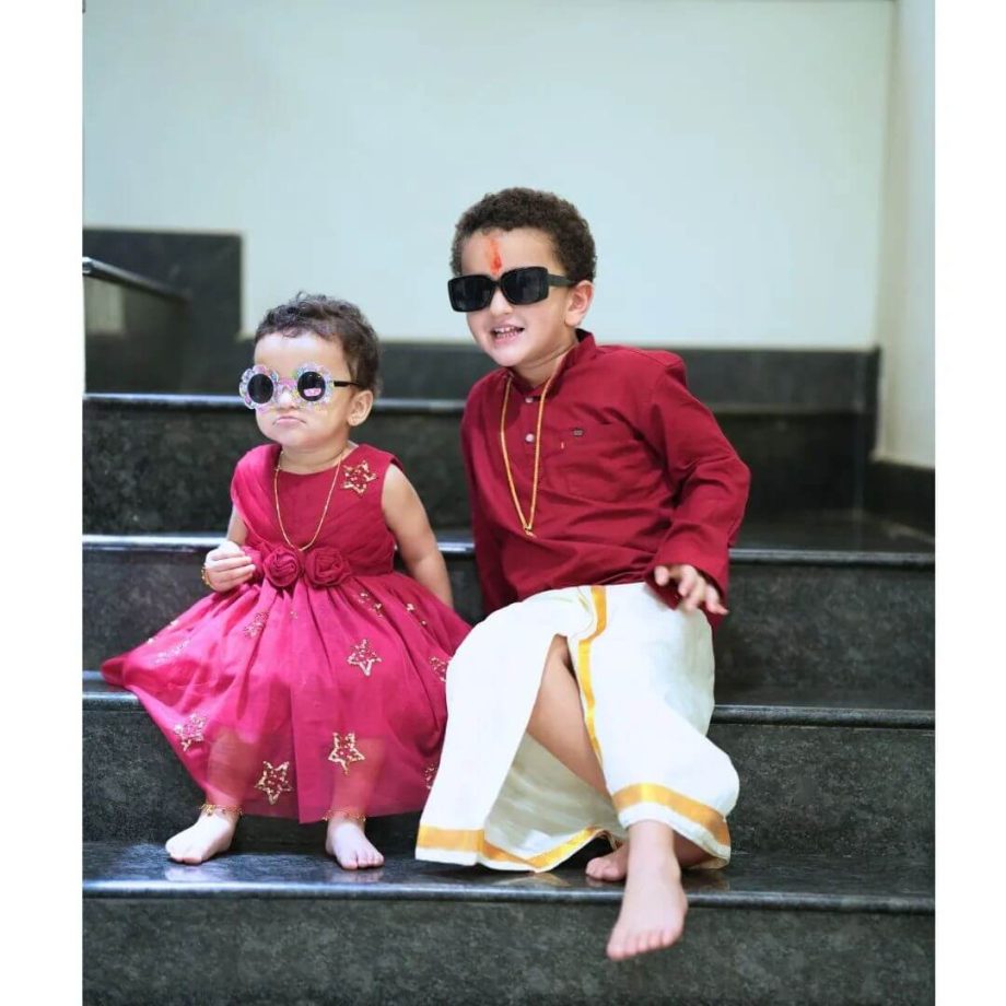 Major Sibling Goals! Here's how Rishab Shetty's kids Ranvit and Radhya celebrate Raksha Bandhan! 847354