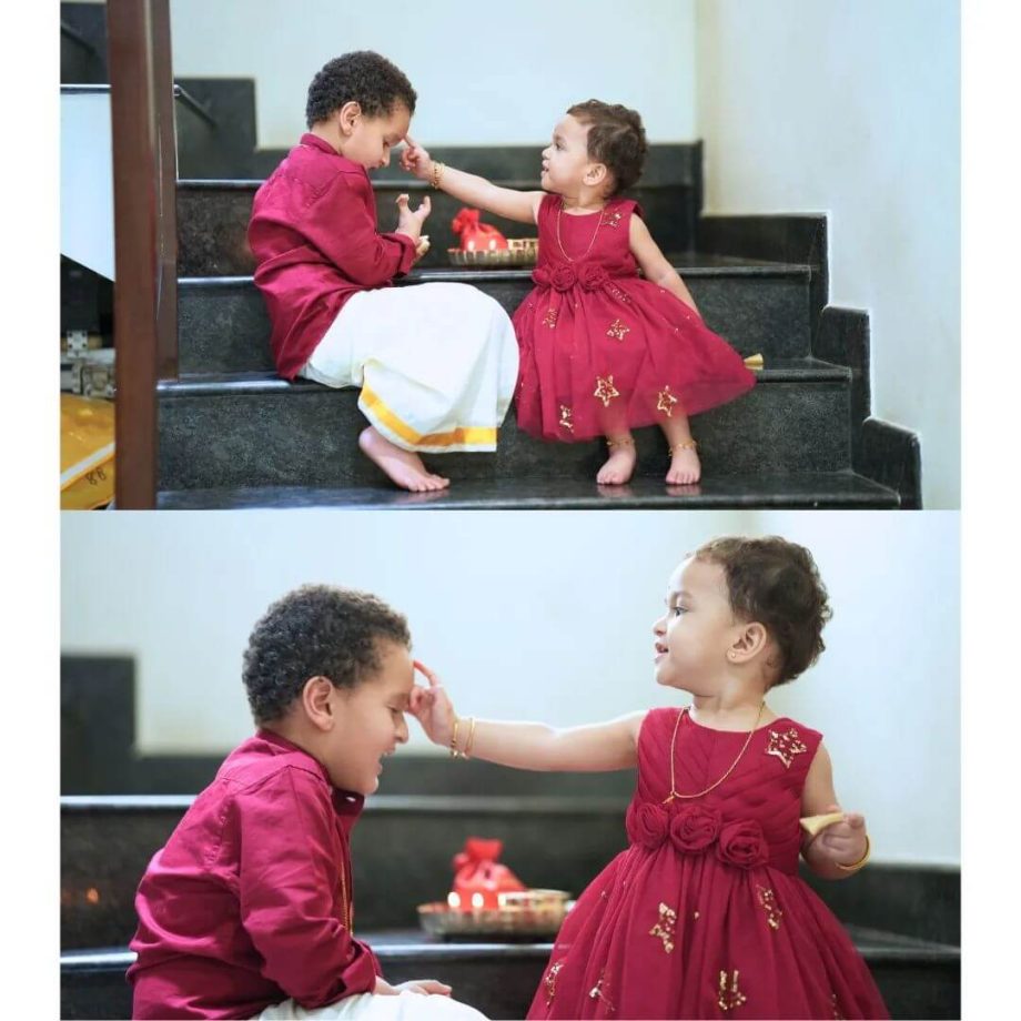 Major Sibling Goals! Here's how Rishab Shetty's kids Ranvit and Radhya celebrate Raksha Bandhan! 847359