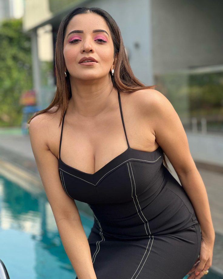 Monalisa Looks Jaw-Dropping In Black Bodycon And Pink-tastic Eyes; See Here 843283