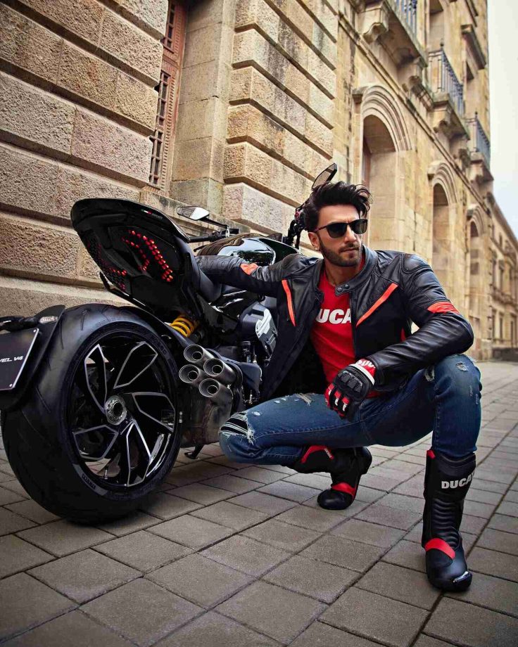 Ranveer Singh signed as the 1st Indian Brand Ambassador for luxury Italian Superbike Ducati post success of RRKPK 841392
