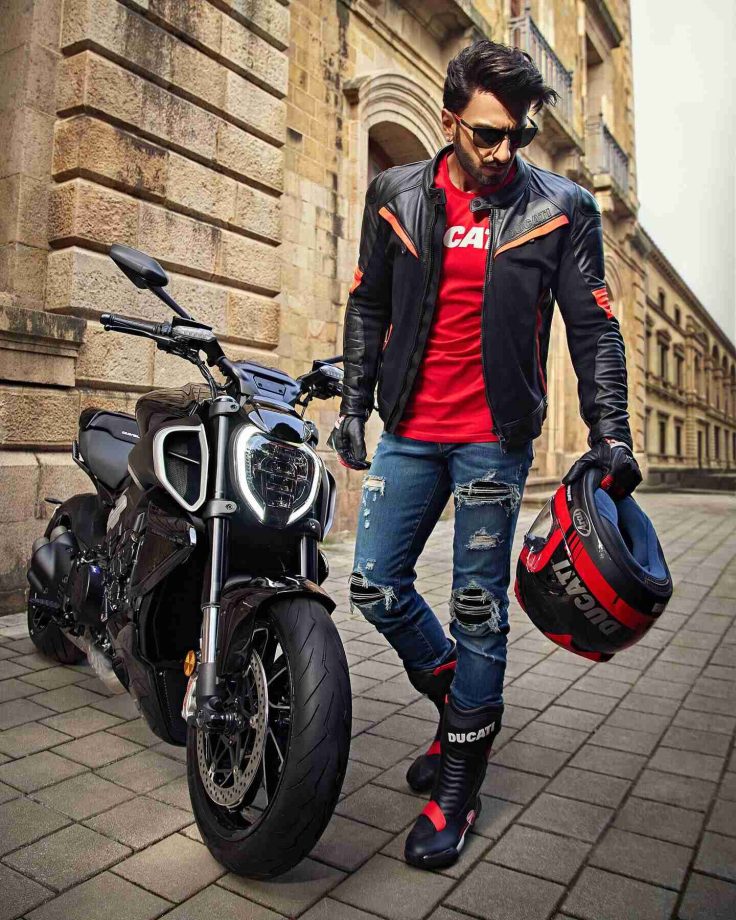 Ranveer Singh signed as the 1st Indian Brand Ambassador for luxury Italian Superbike Ducati post success of RRKPK 841393