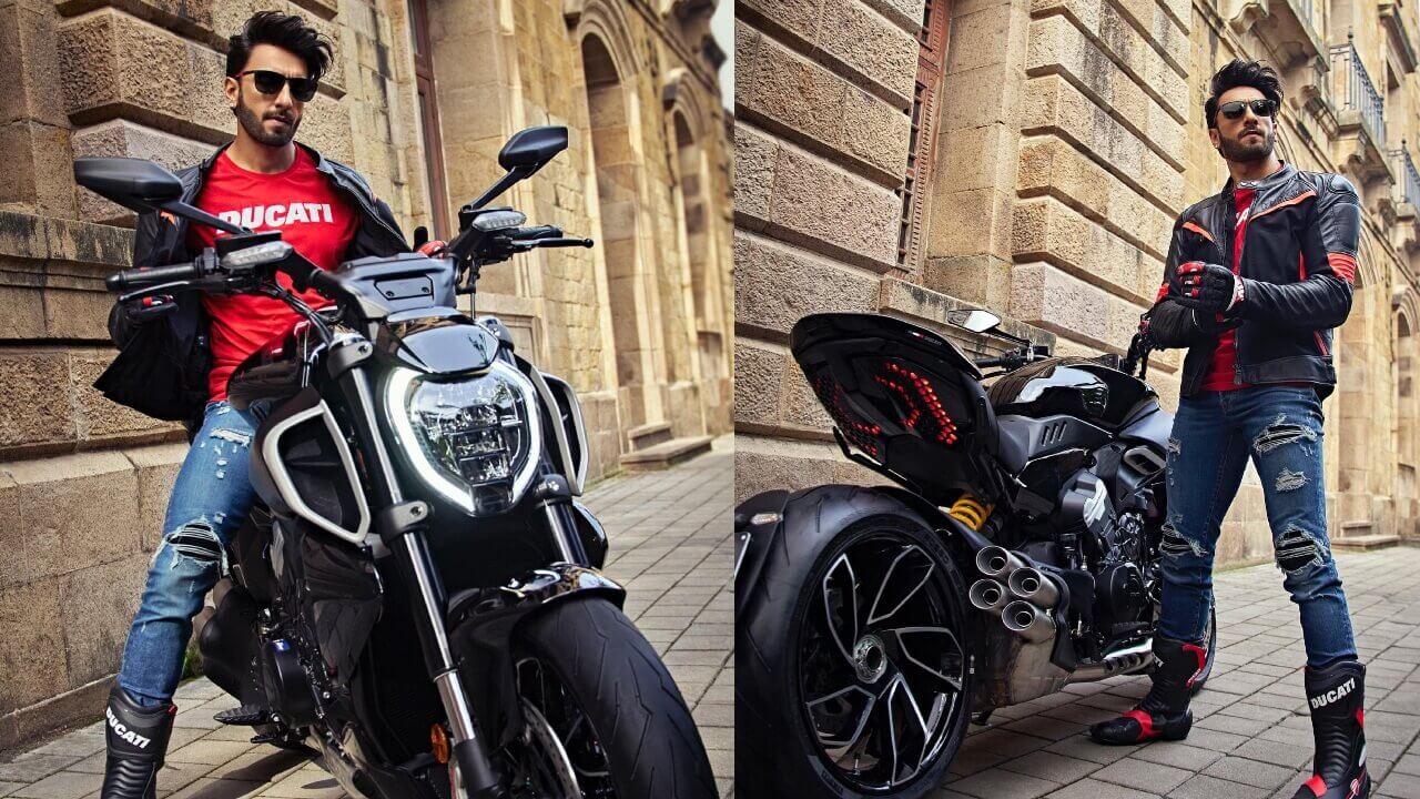 Ranveer Singh signed as the 1st Indian Brand Ambassador for luxury Italian Superbike Ducati post success of RRKPK 841396