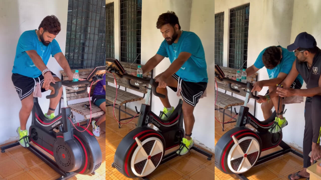 Rishabh Pant Improves Strength By Cycling, Says 'Grip, Twist, Paddle' 846446