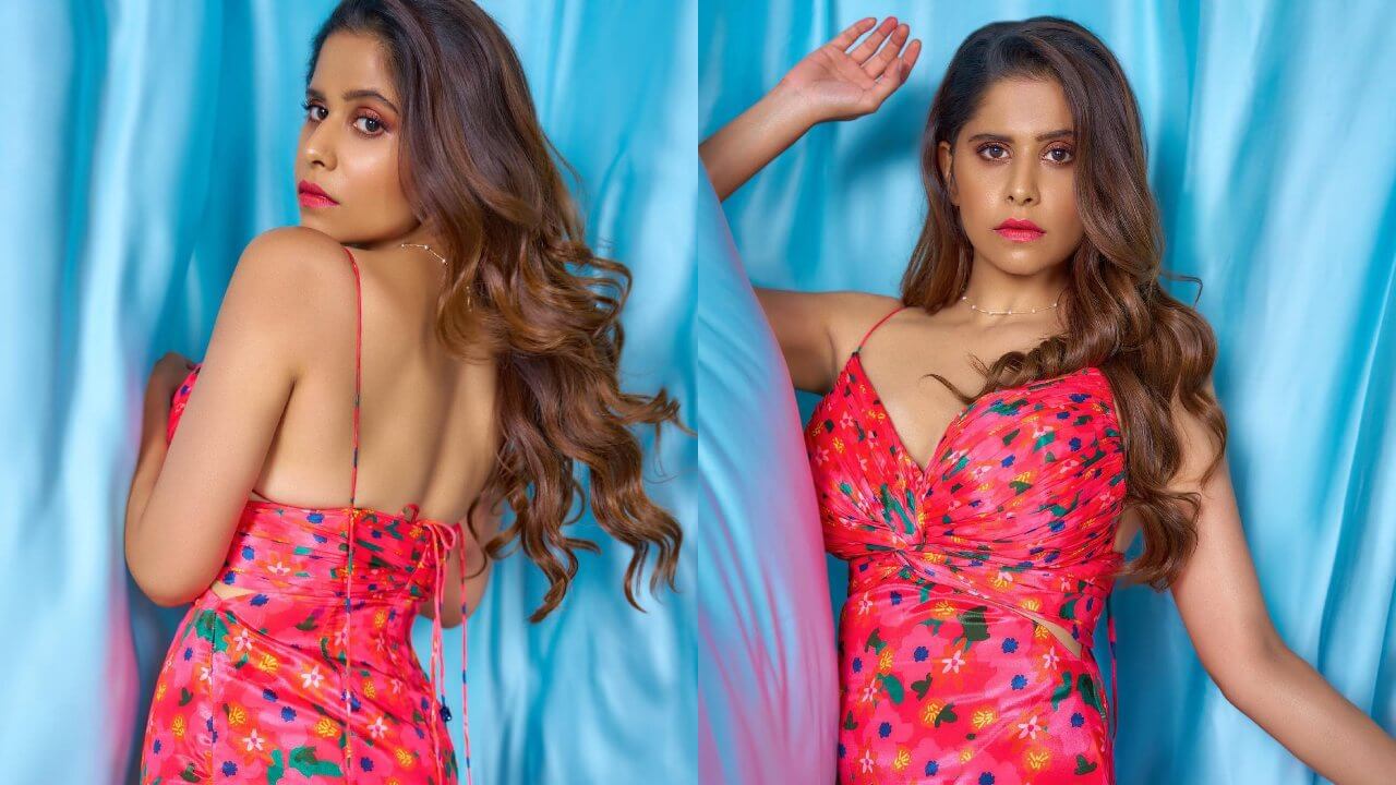 Saie Tamhankar raises sensuality bar in backless floral pink ensemble, see pics 847444
