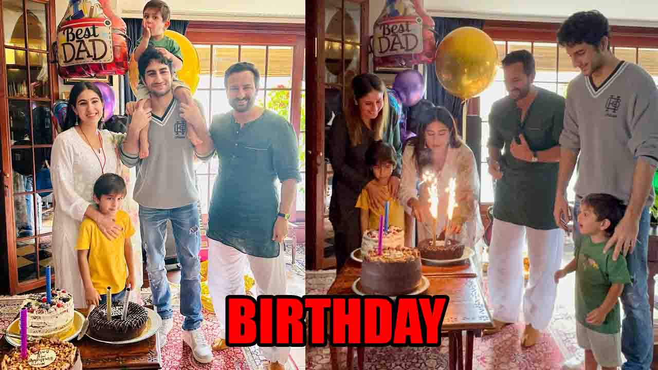 Sara Ali Khan shares Saif Ali Khan's birthday celebration photos, writes a cute wish 843278