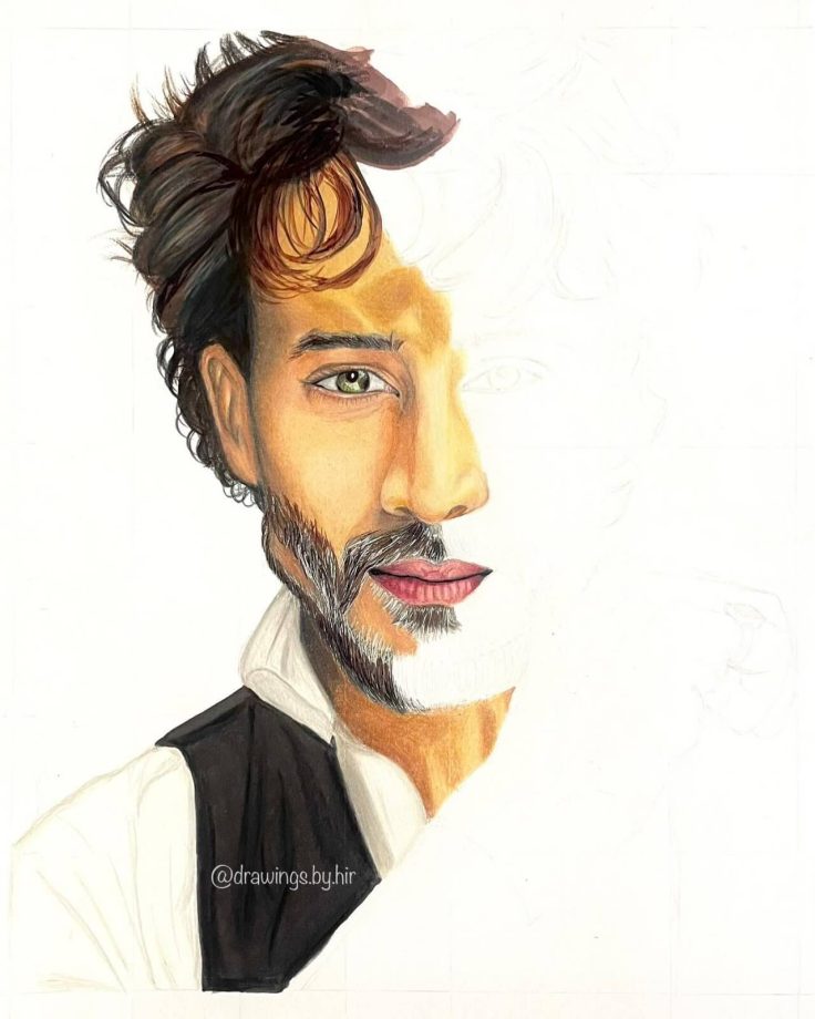Tiger Shroff fan paints a real-life portrait of him, former gives a special shoutout 846178