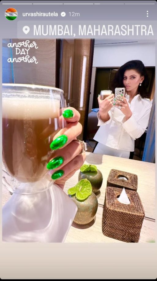 Urvashi Rautela Is All 'Glitter' And 'Glam' In Mirror Selfie 843293