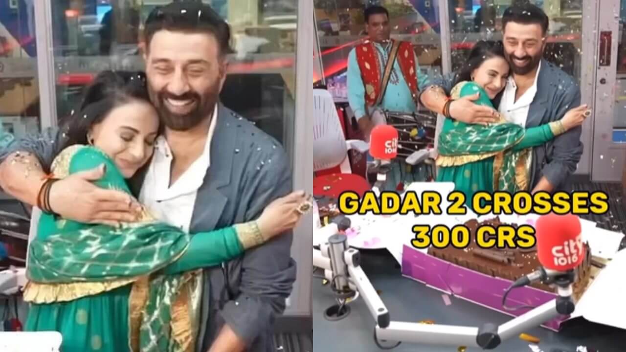 Watch: Ameesha Patel-Sunny Deol celebrate the grand success of Gadar 2 844090