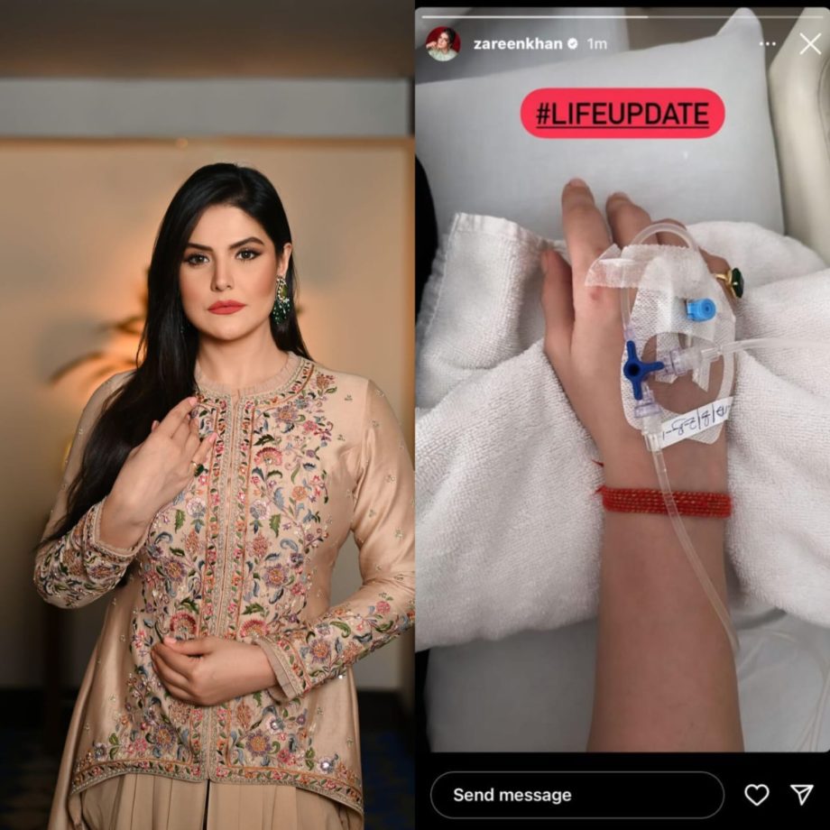 Zareen Khan Hospitalized Due to Dengue, Urges Fans to Prioritize Precautions 843102