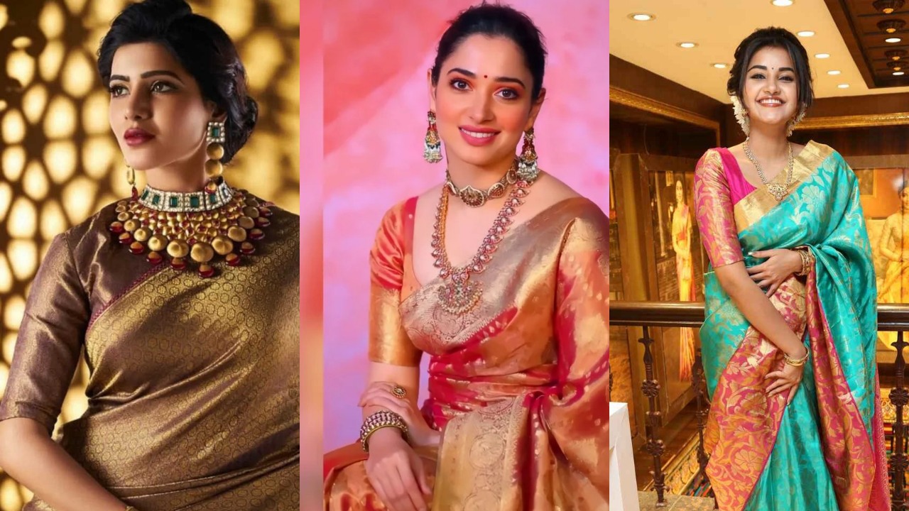 Anupama Parameshwaran Gorgeous in Saree Photos|HD Silk Saree wearing  Pictures – chandrakanth