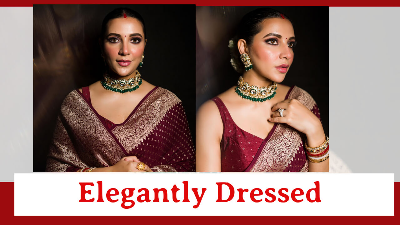 Actress Subhashree Ganguly Is All Elegance Personified In This Zari Saree; Take A Look 849804