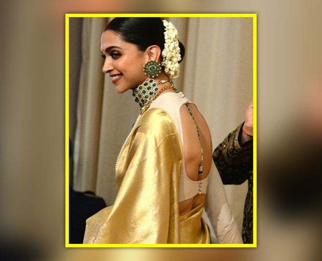 Aishwarya Rai Bachchan, Kareena Kapoor and Deepika Padukone show the perfect blouse back designs for your traditional six yards 853178