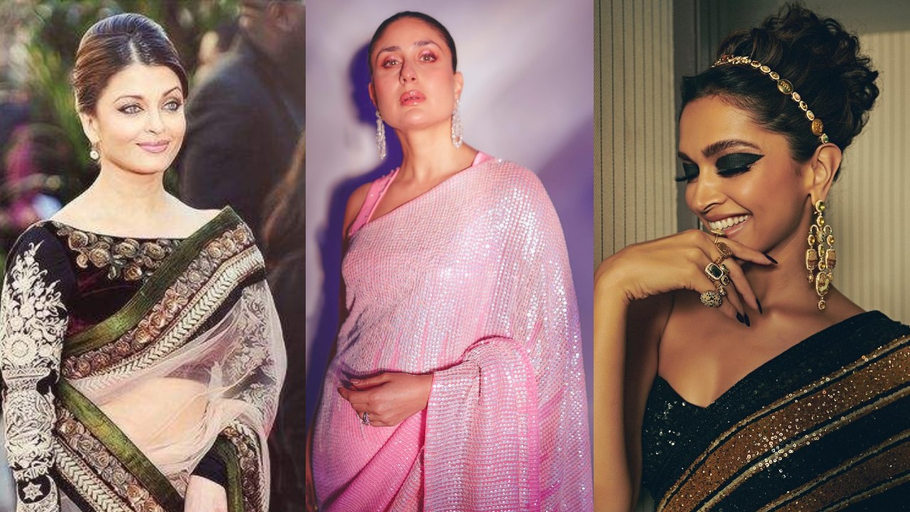 Aishwarya Rai, Deepika Padukone and Kareena Kapoor: Divine beauties in designer sarees [Photos] 854064