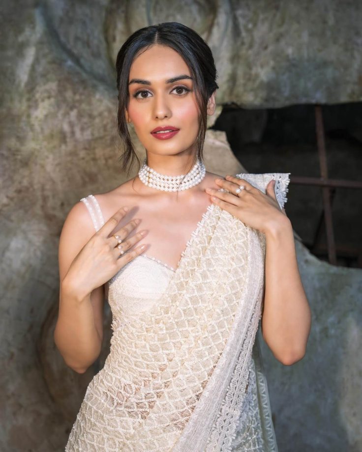Ananya Panday, Rakul Preet Singh, And Manushi Chillar: Divas Set Trend In Indo-western Saree With Sultry Blouse 851301
