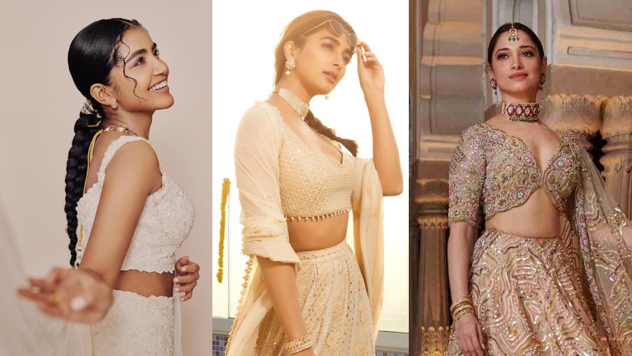 Anupama Parameswaran, Pooja Hedge, And Tamannaah Bhatia: Bridal Lehengas And Hairstyle To Steal From Indian Actresses 851861