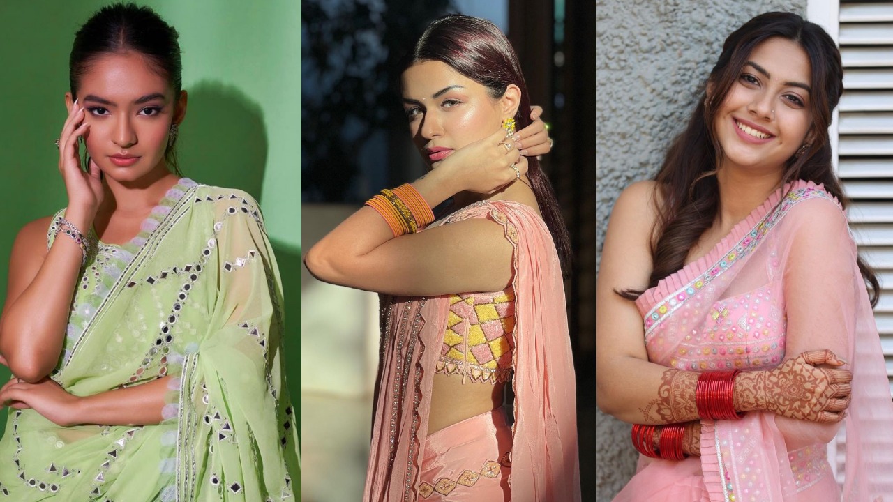 Anushka Sen, Avneet Kaur and Reem Sameer Shaikh glow in designer sarees [Photos] 855480
