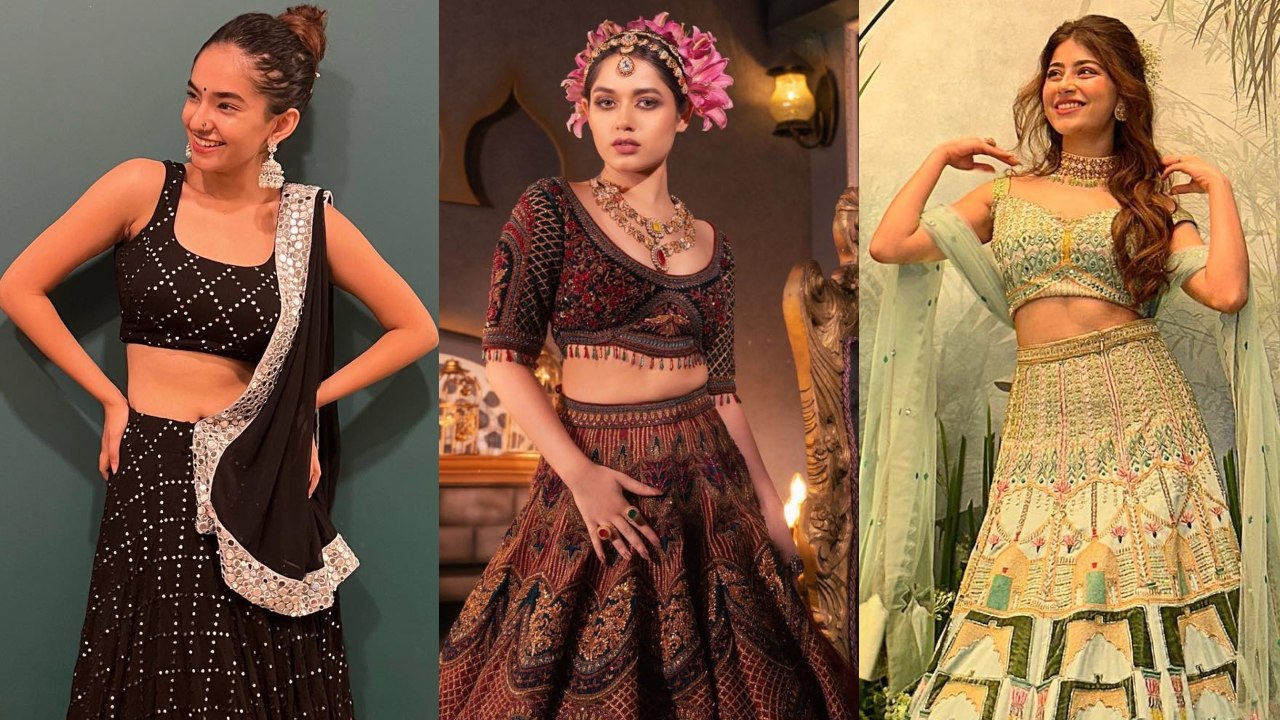 Anushka Sen, Jannat Zubair and Aditi Bhatia’s embellished lehengas are fashion lessons for modern day women [Photos]
