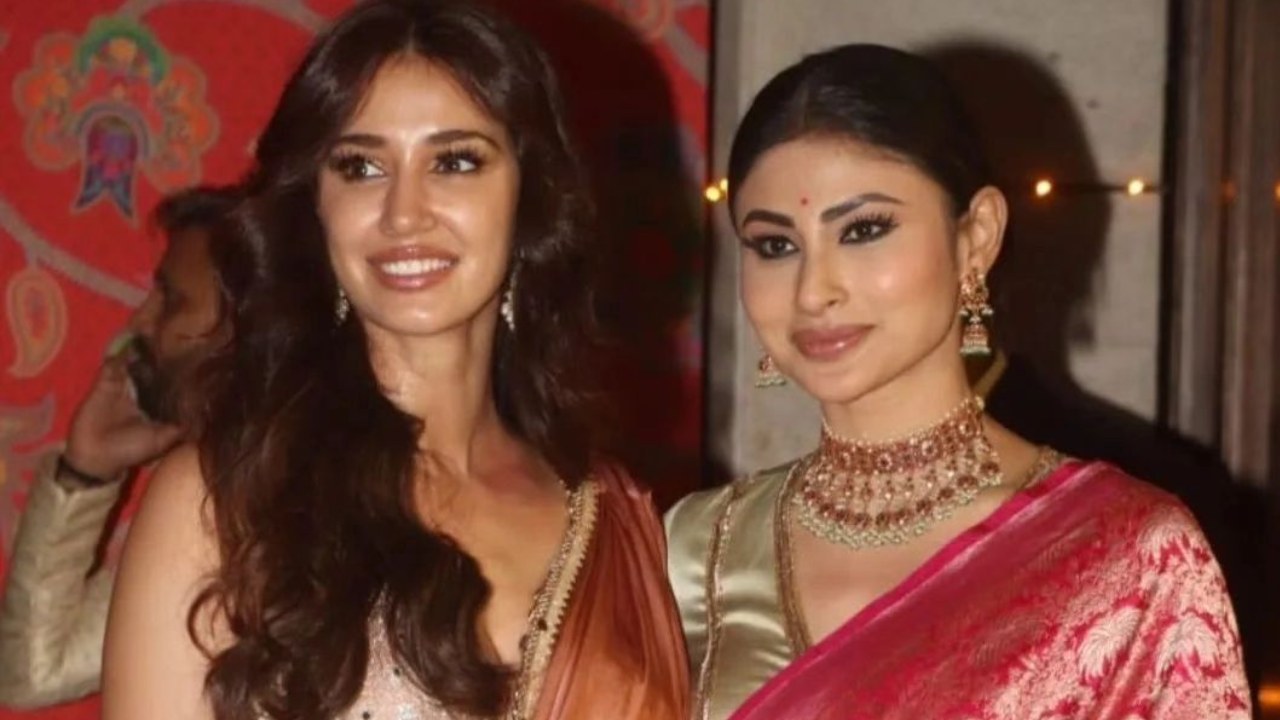 Besties of B-town! Mouni Roy and Disha Patani out on date night, look dazzling in saree and bold blouse design [Video Viral] 853975
