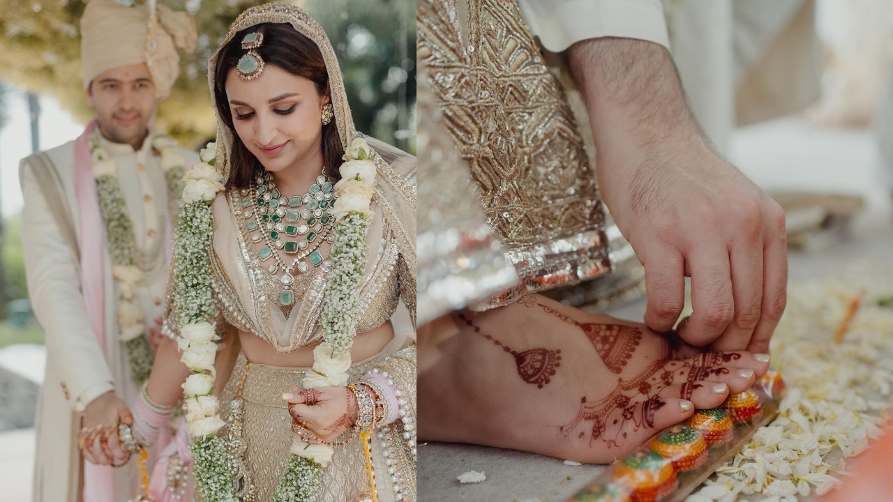 Blessed to be Mr. and Mrs: Parineeti Chopra and Raghav Chadha share FIRST PICS from their wedding 855179